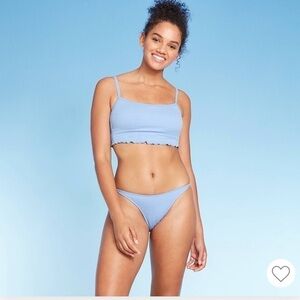Xhilaration Juniors’ Textured Cami Bikini Top